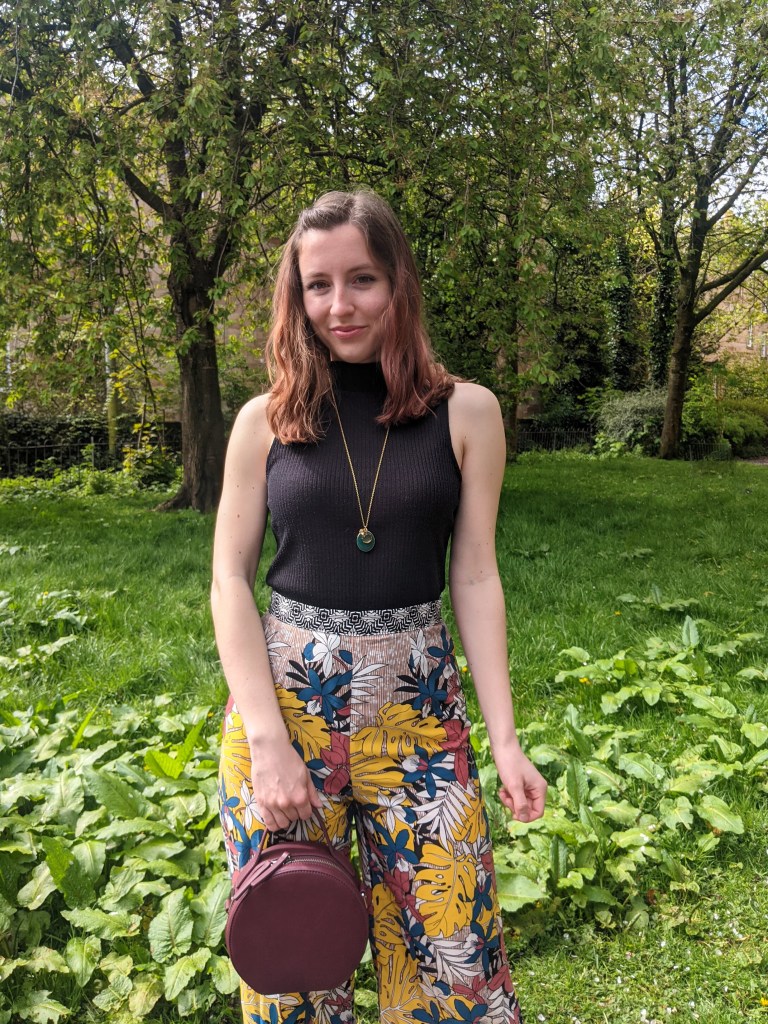 floral-pants-black-ribbed-top-jcpenney-francescas