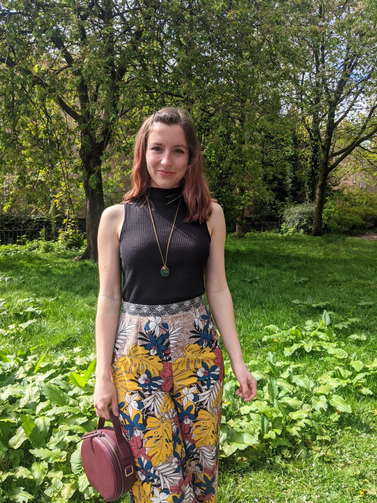 glasgow-fashion-floral-pants-black-mock-neck-top