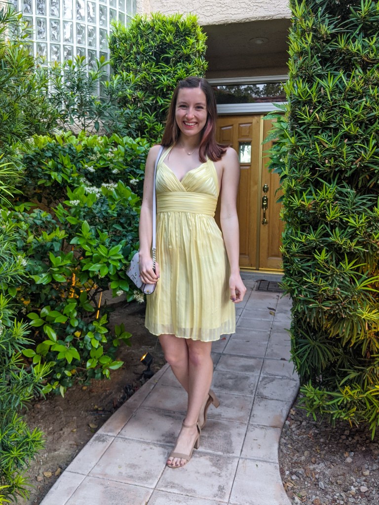 thrifty-secondhand-dress-bcbg-maxzaria-pleats