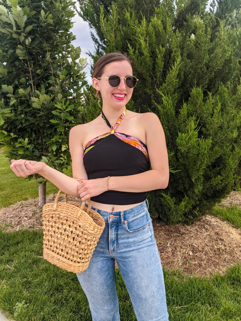 wicker-purse-halter-neck-round-sunglasses