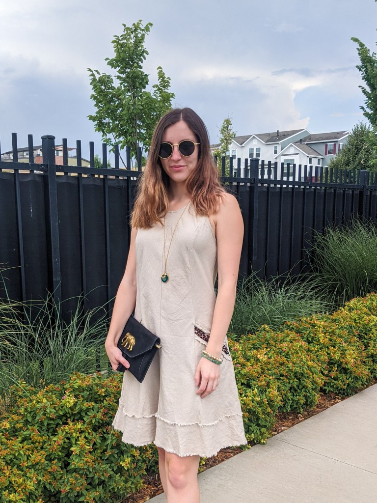 dressbarn-linen-dress-summer-style-boho-pendant-necklace