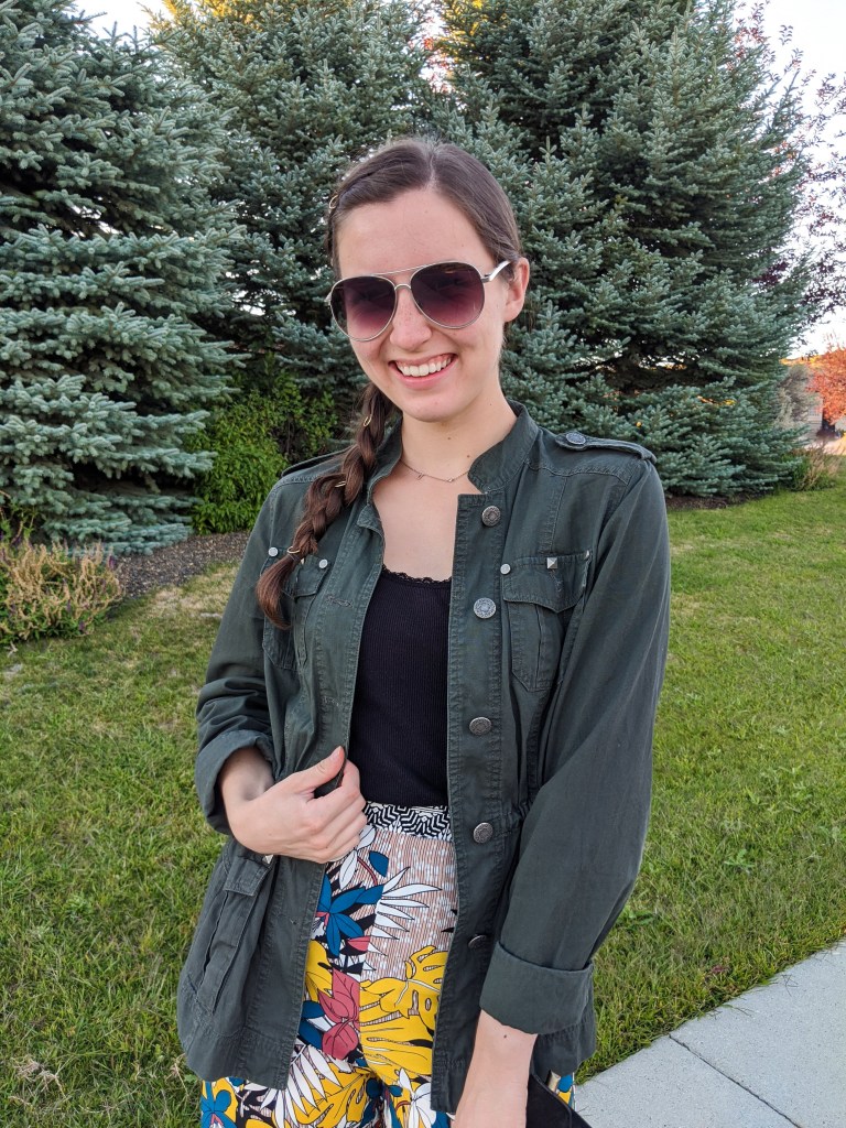 utility-jacket-black-tank-aviator-sunglasses-side-braid