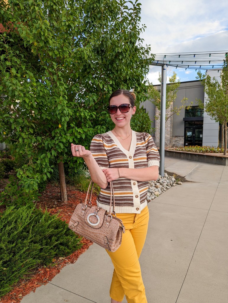 brown-antique-purse-striped-sweater