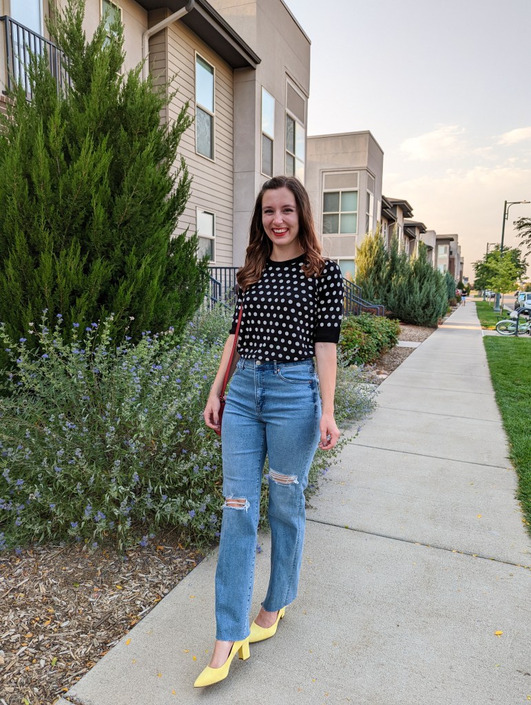 ripped-jeans-trendy-straight-leg-polka-dots