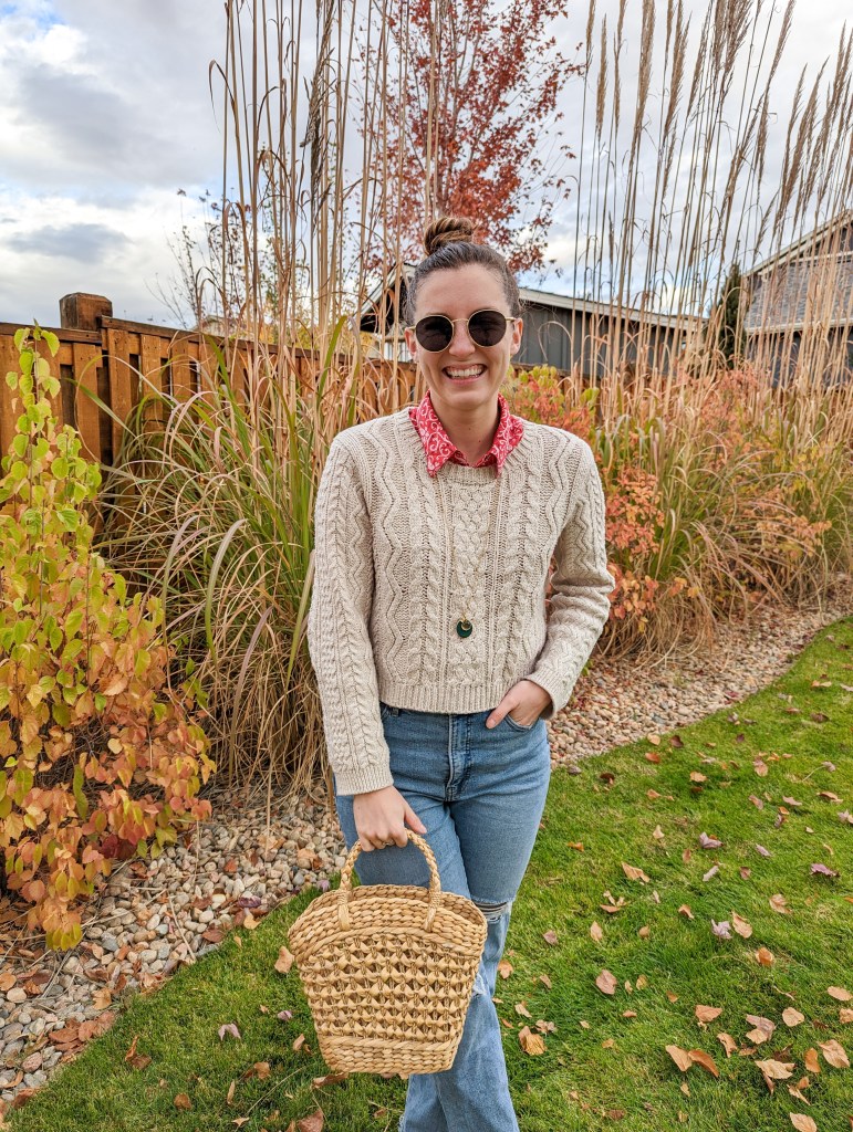 wrangler-shirt-fall-layers-cropped-sweater