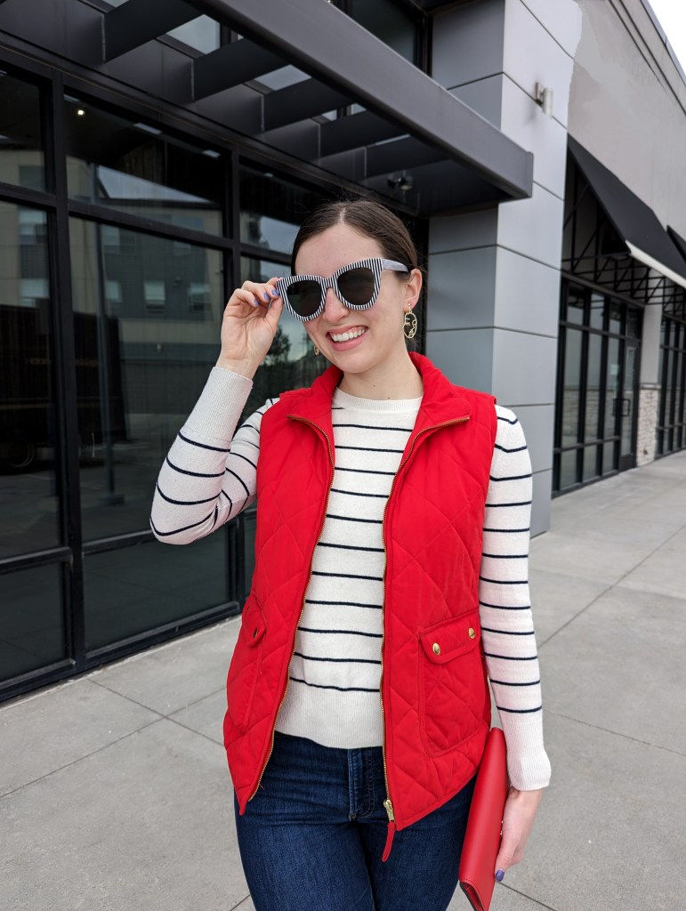 striped-sunglasses-red-vest-striped-sweater-skinny-jeans-london-shoes