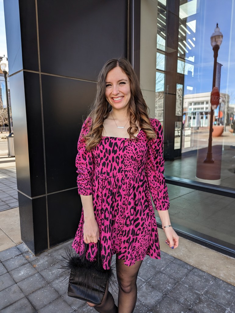 hot-pink-dress-denver-fashion-blogger-date-night-sheer-tights