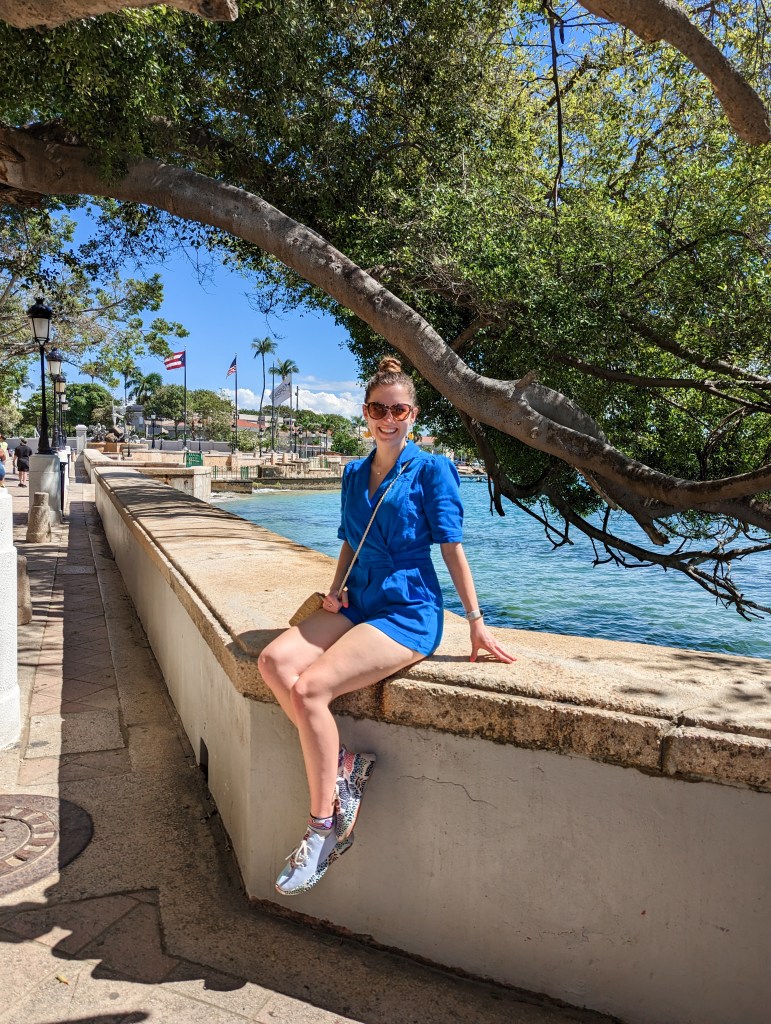 old-san-juan-el-morro-walk-blue-romper-puerto-rico