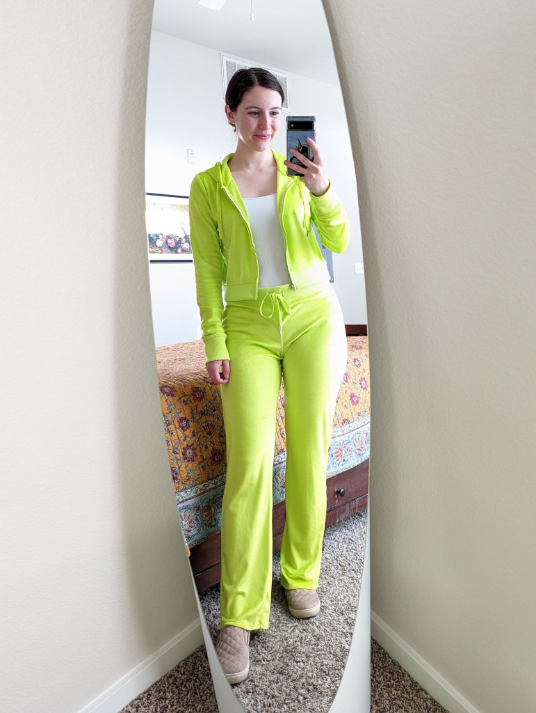 american-eagle-aerie-loungewear-set-neon-green