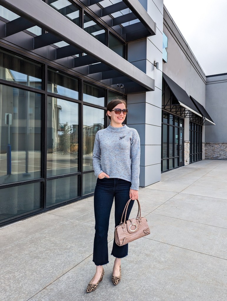 blue-sundance-sweater-cropped-flared-dark-wash-jeans-express