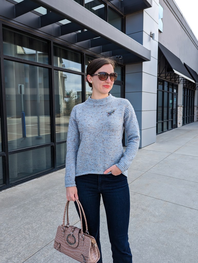 sundance-sweater-express-jeans-brown-tortoise-sunglasses-loft-brooch