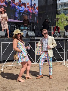 matching-gingham-couples-outfit-denver-mini-derby-costume-contest