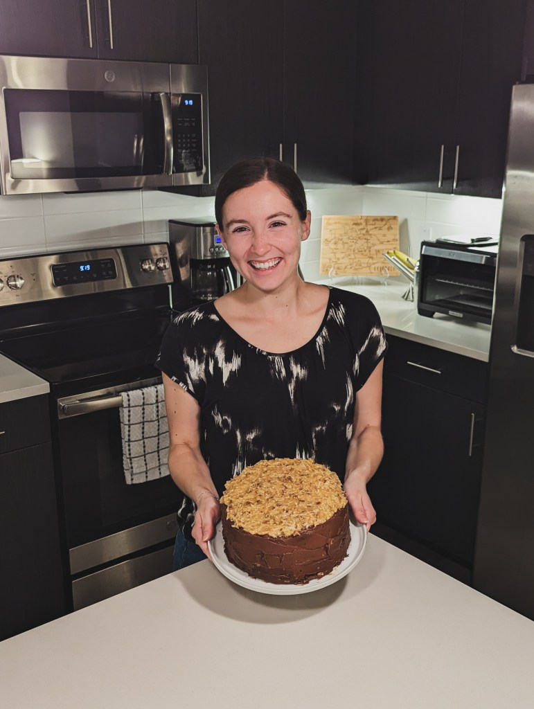 polaroid-photo-gluten-free-german-chocolate-cake-baking