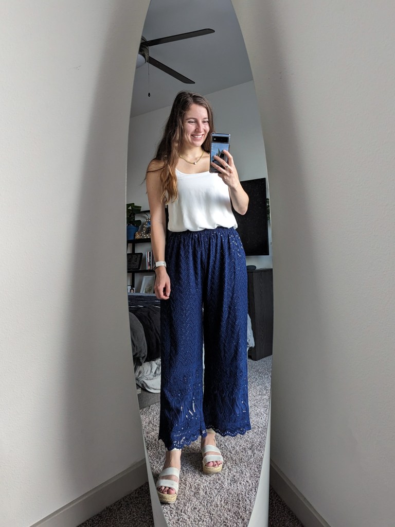 white-blouse-navy-pants-indian-white-espadrilles