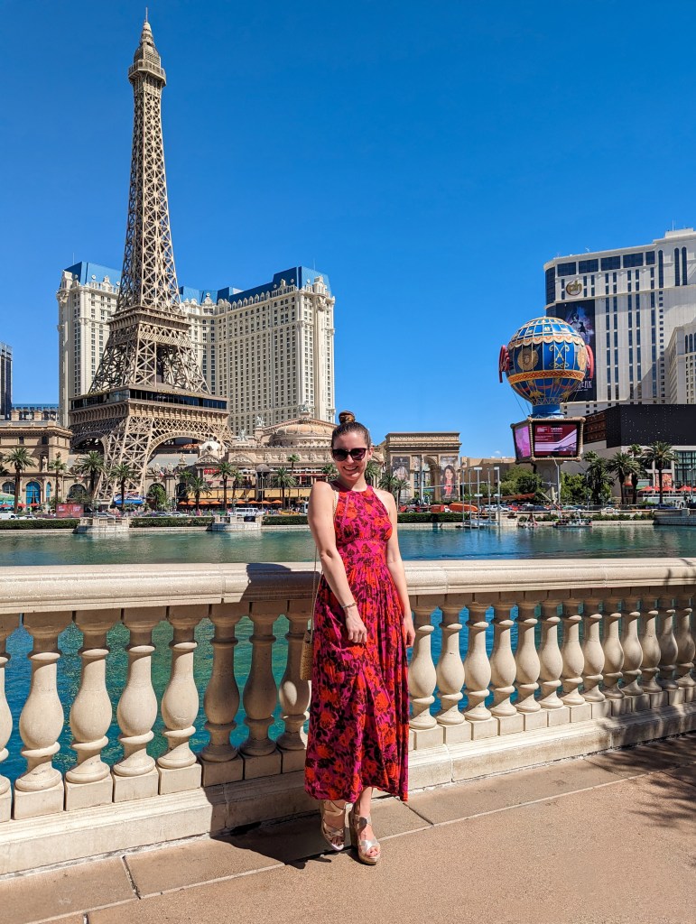 floral-print-maxi-dress-gold-wedges-tjmaxx-las-vegas-strip