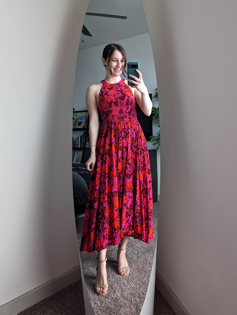 patterned-maxi-dress-nude-heels-puerto-rico-outfits-vacation-style-tjmaxx