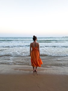 orange-maxi-dress-marshalls-beach-puerto-rico-humacao