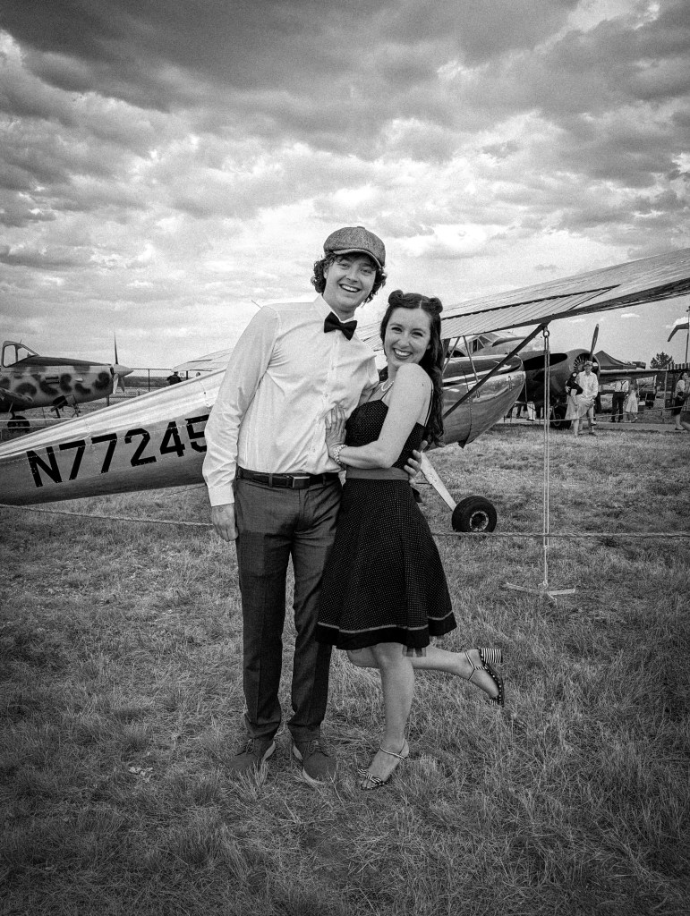 1940s ball boulder colorado world war II planes pinup style