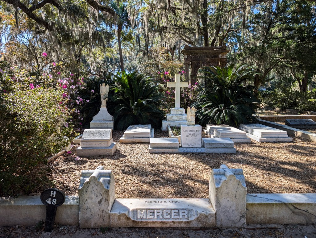 johnny mercer grave bonaventure cemetery savannah georgia