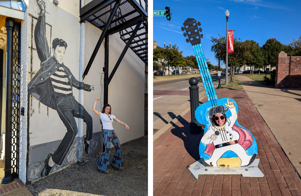 tupelo mississippi elvis mural birthplace the king blues