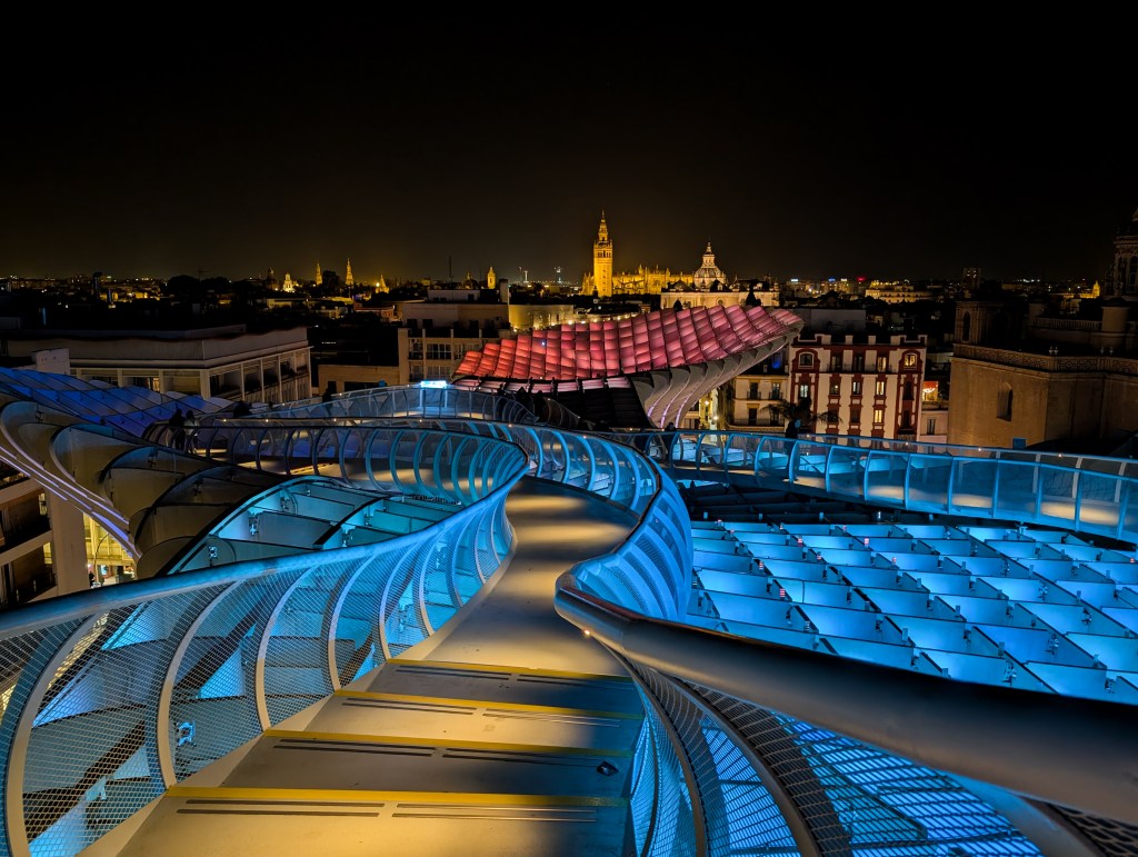 sevilla spain las setas de sevilla wooden structure sightseeing viewpoint