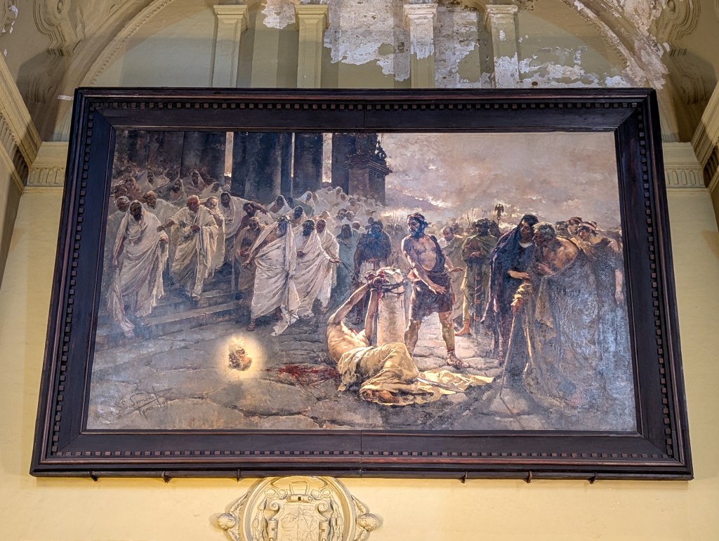 malaga cathedral one armed lady things to do in malaga spain travel guide st paul beheading painting