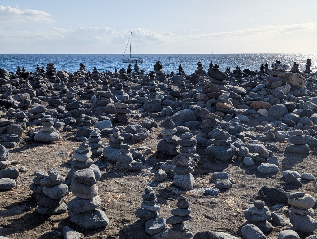 costa adeje tenerife canary islands spain cairn garden playa duque