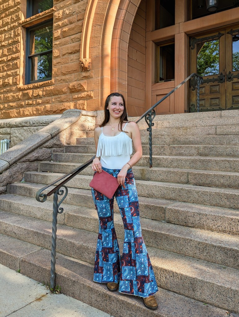 bodysuit fringe printed pants month in review movie and book recommendations 