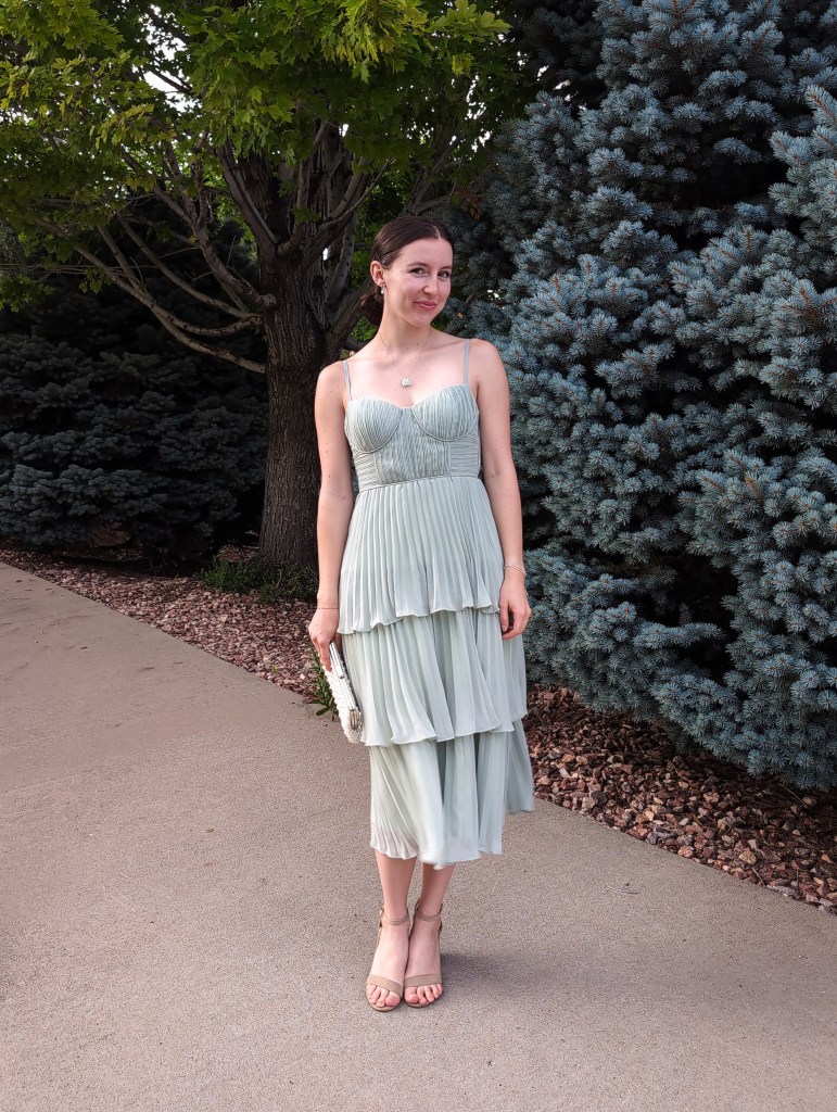 dressing up month in review wedding guest formal wear AW Bridal