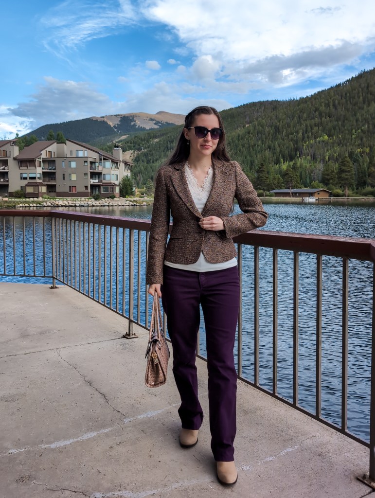 brown blazer fall style fall fashion work wear post grad life
