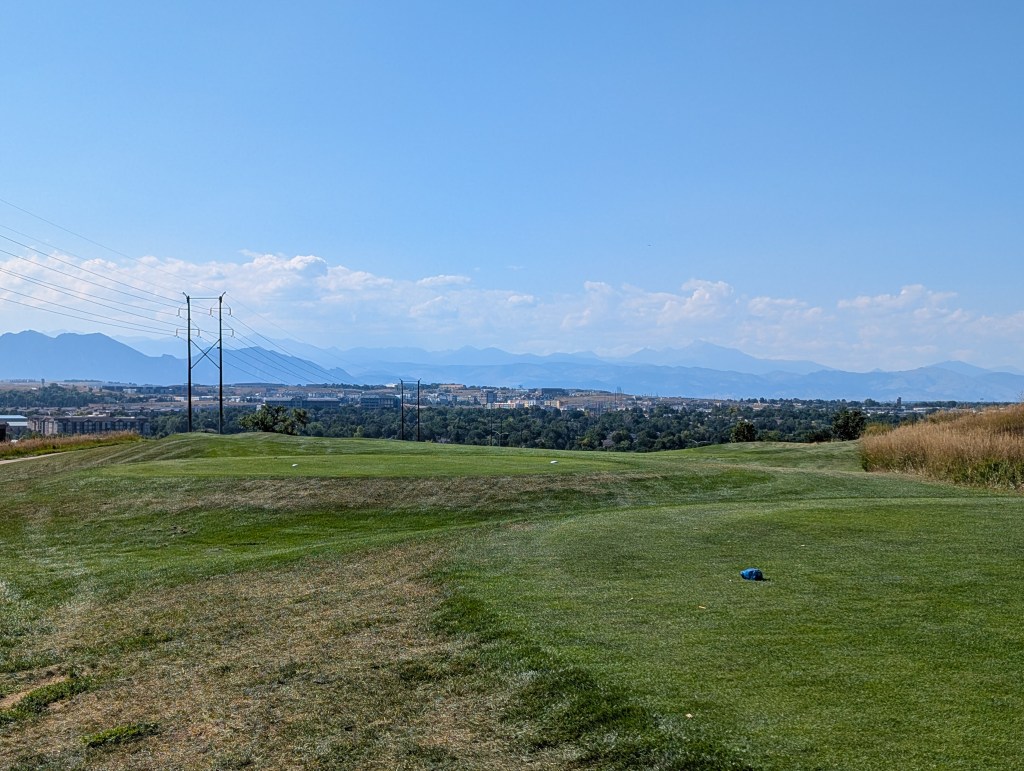 colorado golf course mountain views rocky mountains