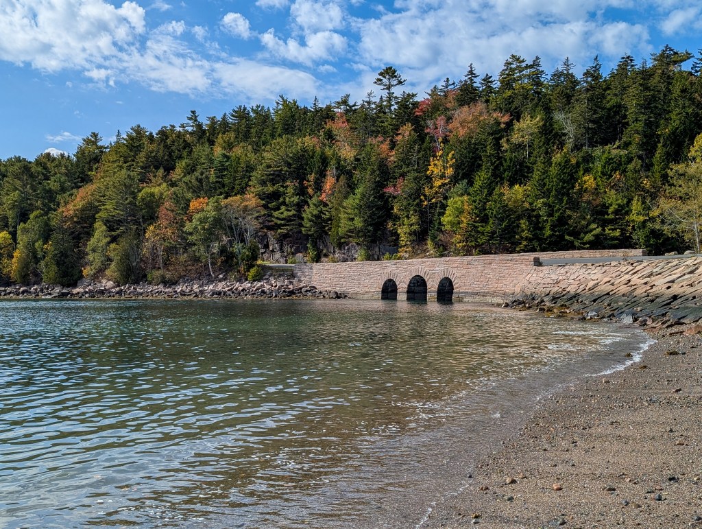 otter cliff acadia national park beaches fall new england Maine bar harbor