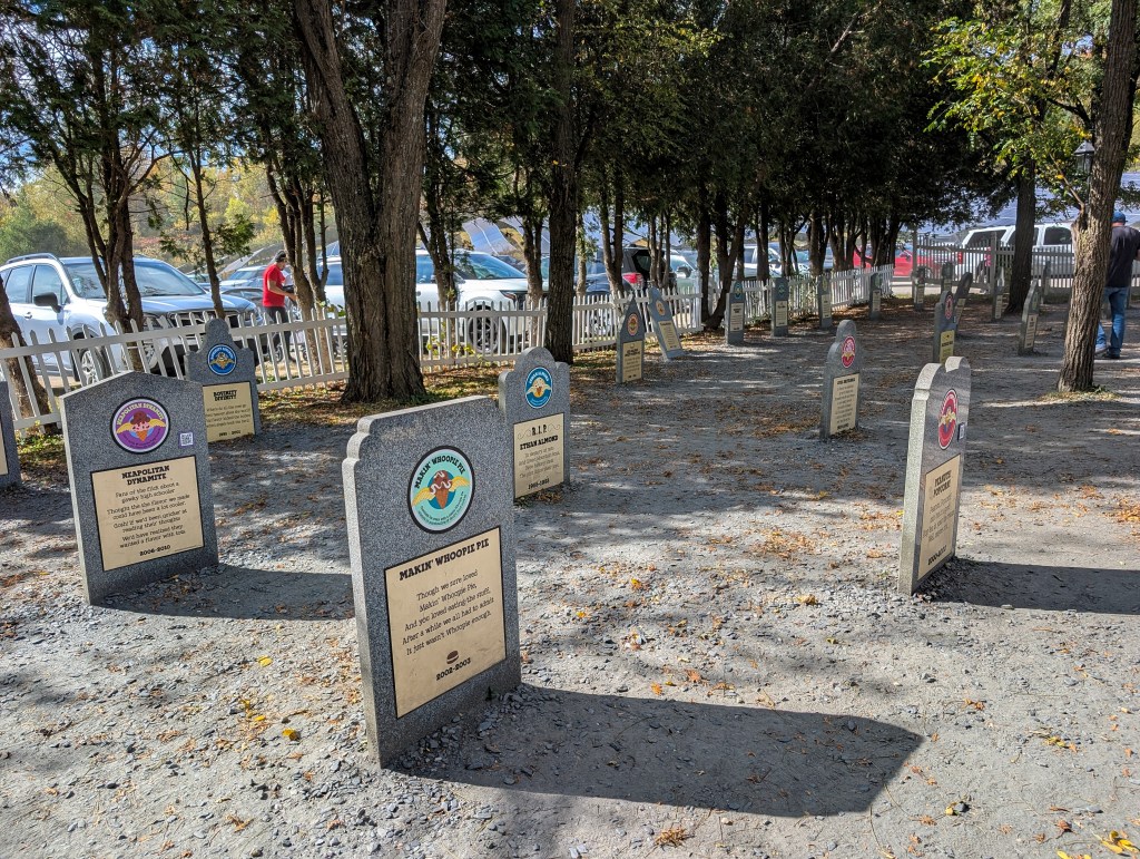 flavor graveyard ben and jerry's factory tour ice cream fall New England road trip