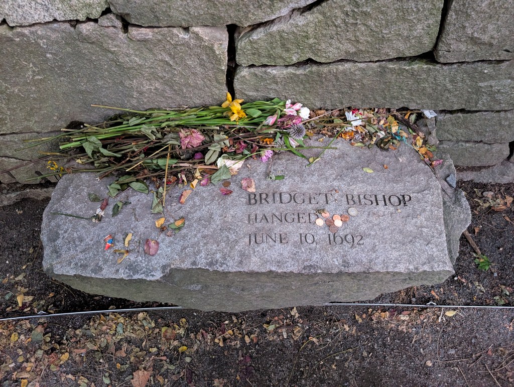 Bridget Bishop Salem Witch Trials Memorial Massachusetts witch city